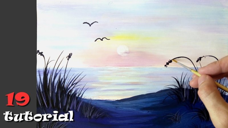 Легкая картина для рисования