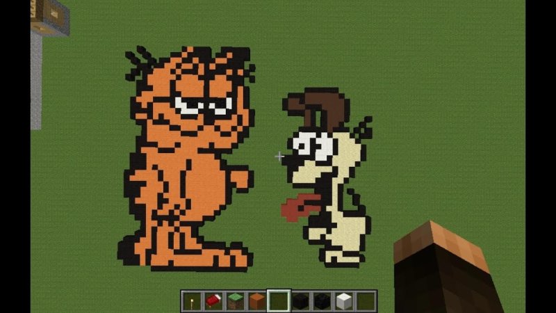 Garfield Pixel Art