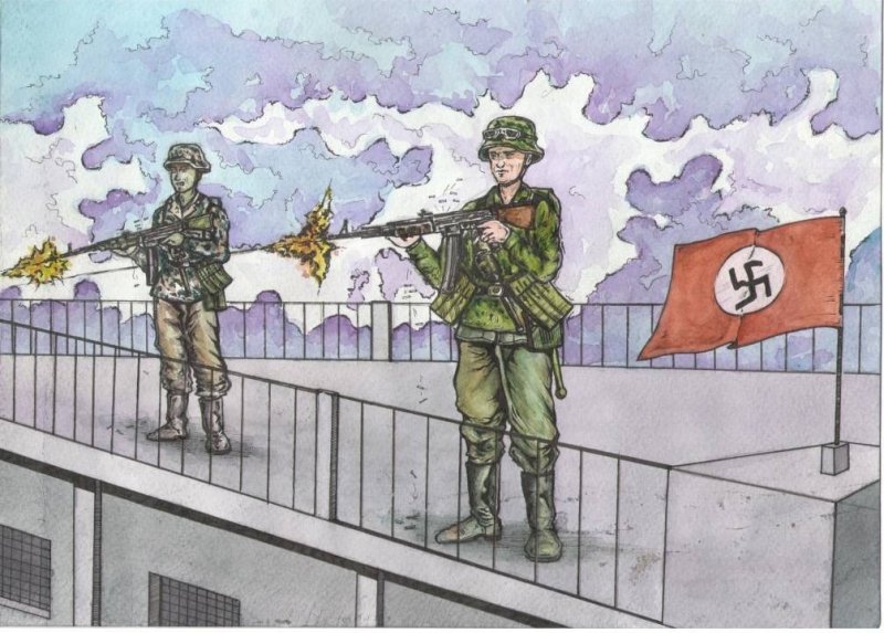 Рисунки на военную тему