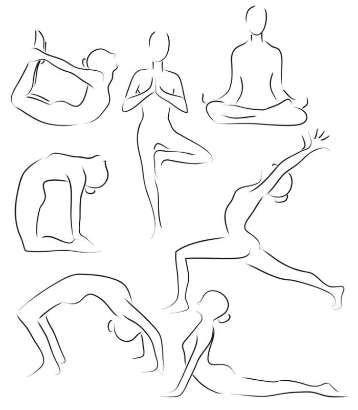 Позы для рисования