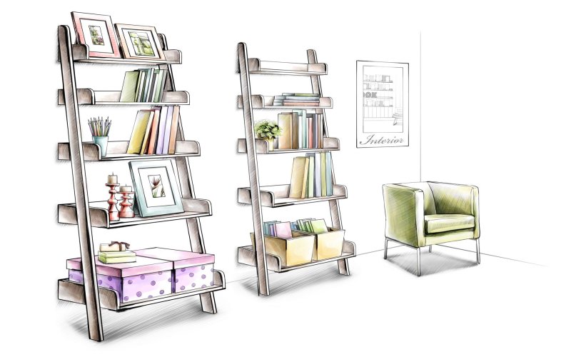 Полка книжная