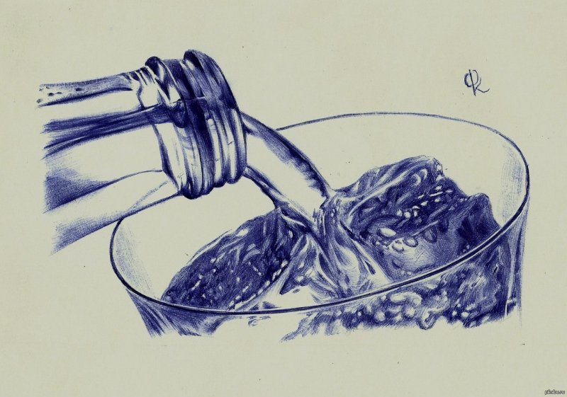 Рисунки ручкой для срисовки