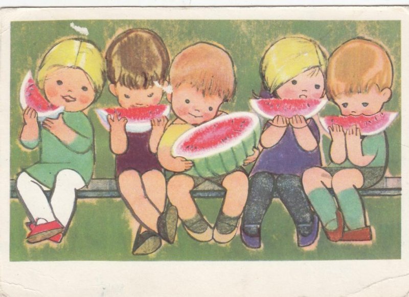 Советские открытки с детьми