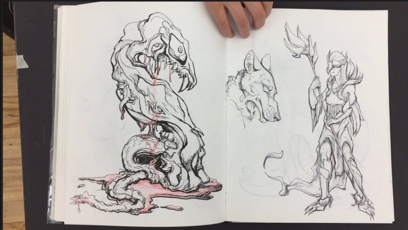 Скетчи монстров