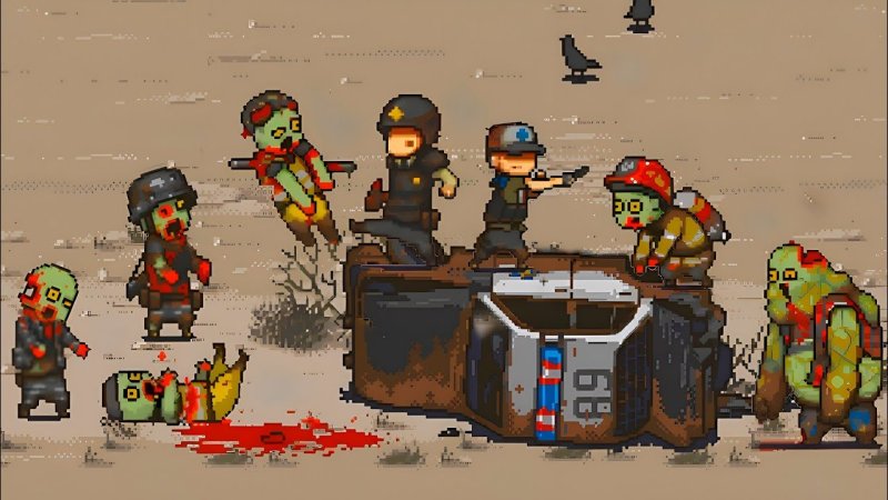 Dead ahead Zombie Warfare спрайты трупов