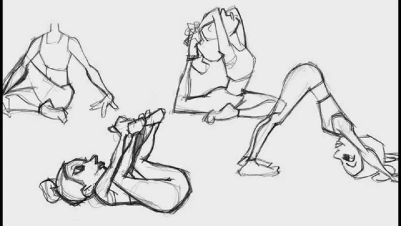 Популярные позы для срисовки