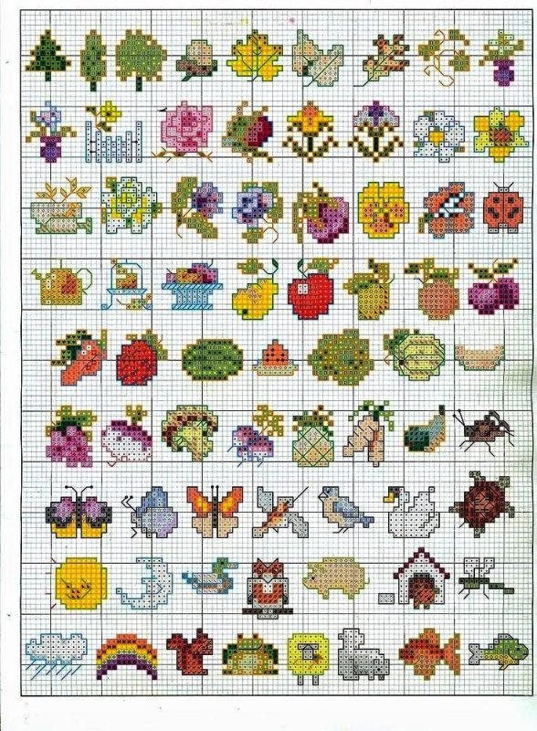 мини вышивка