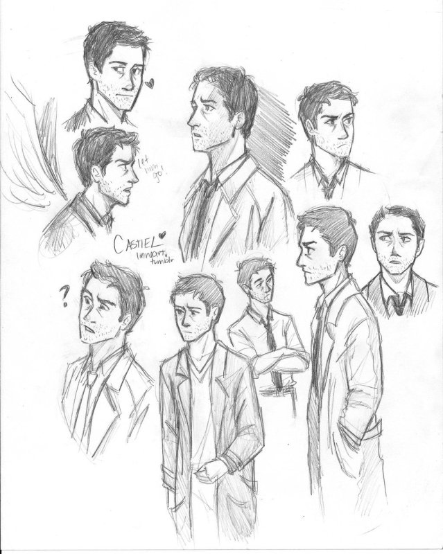 сверхъестественное рисунки