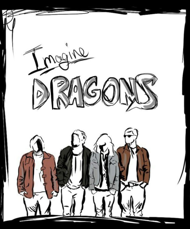 Imagine Dragons рисунки