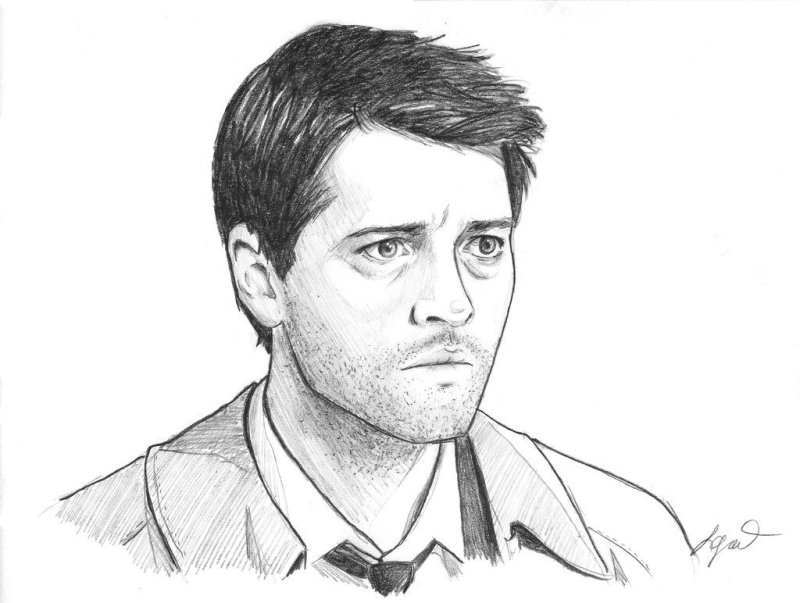 кастиэль портрет