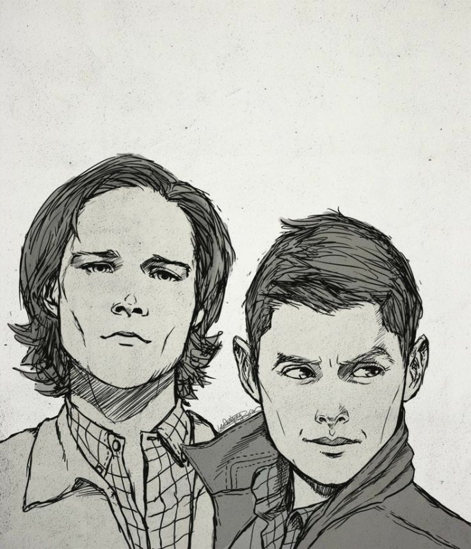 сэм сэм винчестер арт