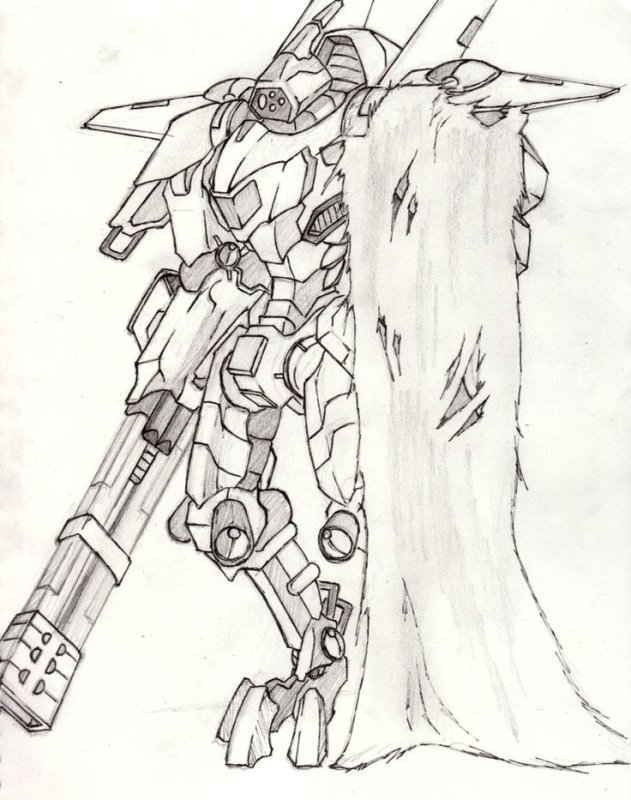 рисунки робот