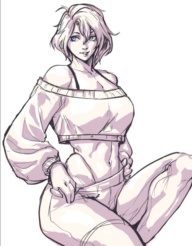 Женские мускулы арт