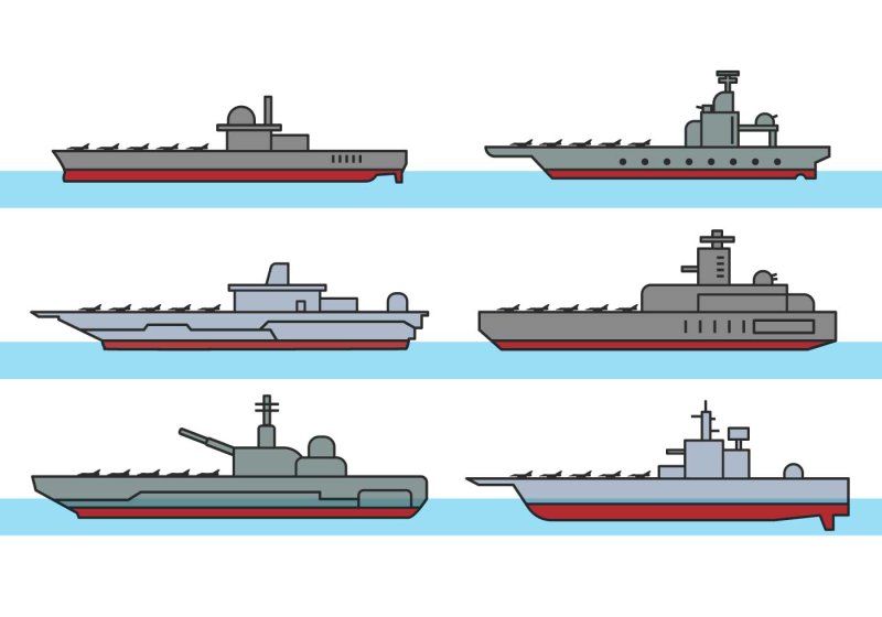 Рисование военный корабль