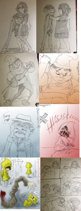 Рисунки маленькие кошмары