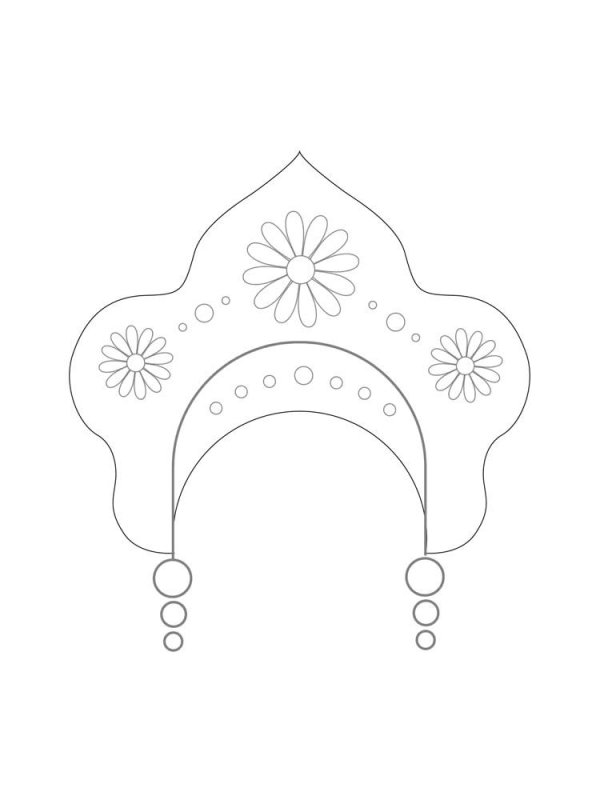 Кокошник легкие