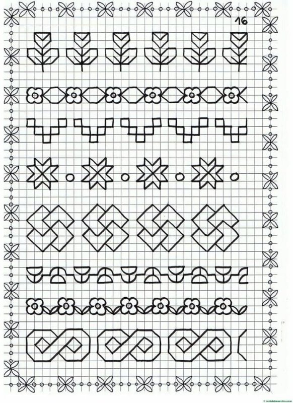 Узоры по клеточкам