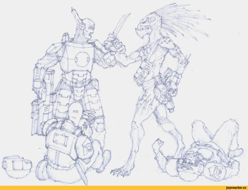 хало против вархаммер 40000