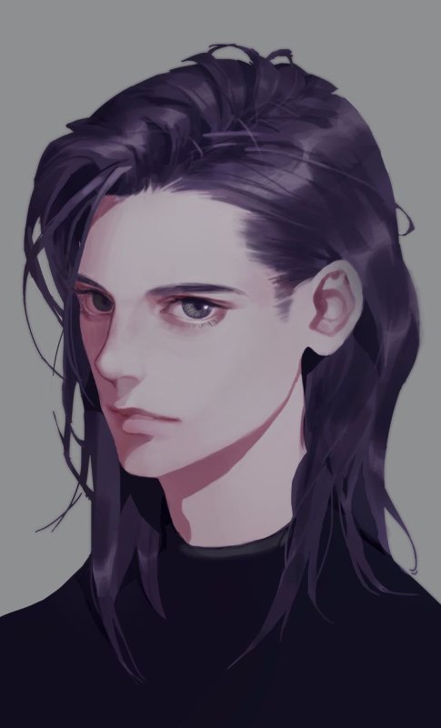 Виктор Ван арт вампир брюнет аниме