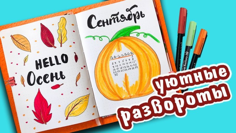 Идеи для личного дневника осень