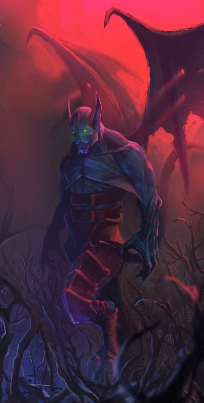 Night Stalker Dota 2 Art