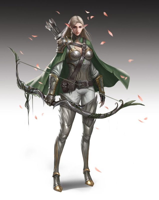 Лучница концепт арт