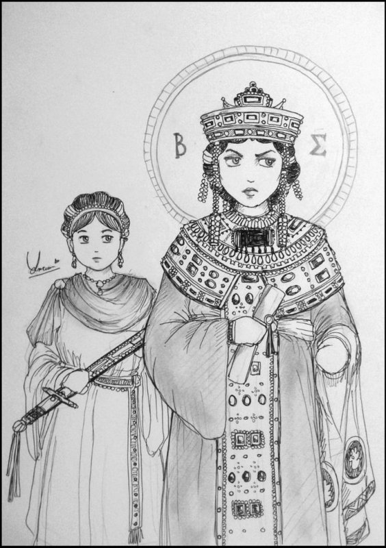 Теодора Византийская Императрица