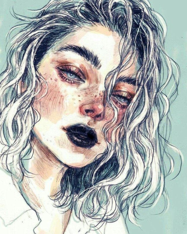 Гранж стиль рисования