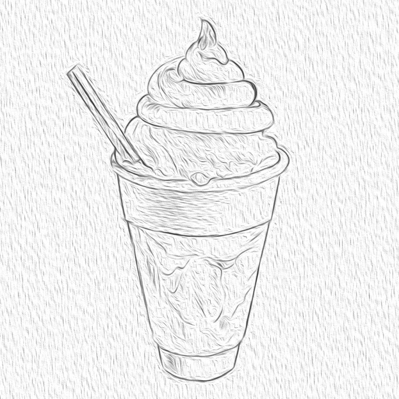 Рисунки мороженого для срисовки