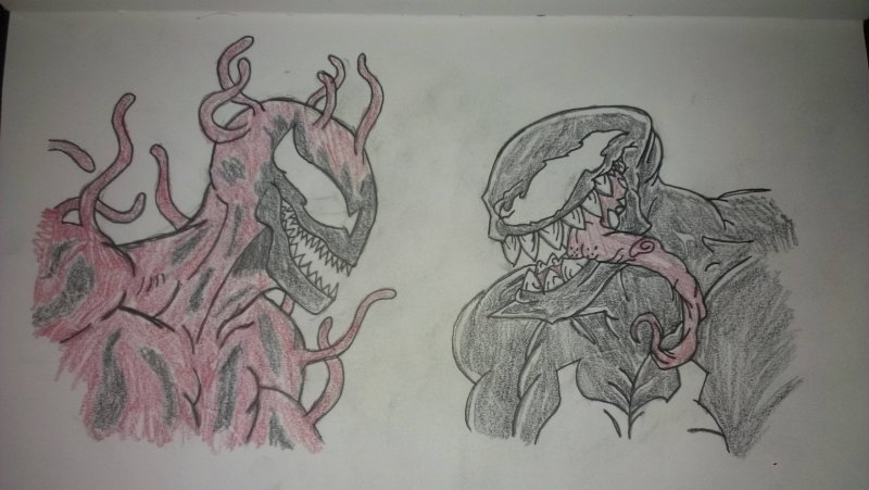 Карнаж рисунок карандашом