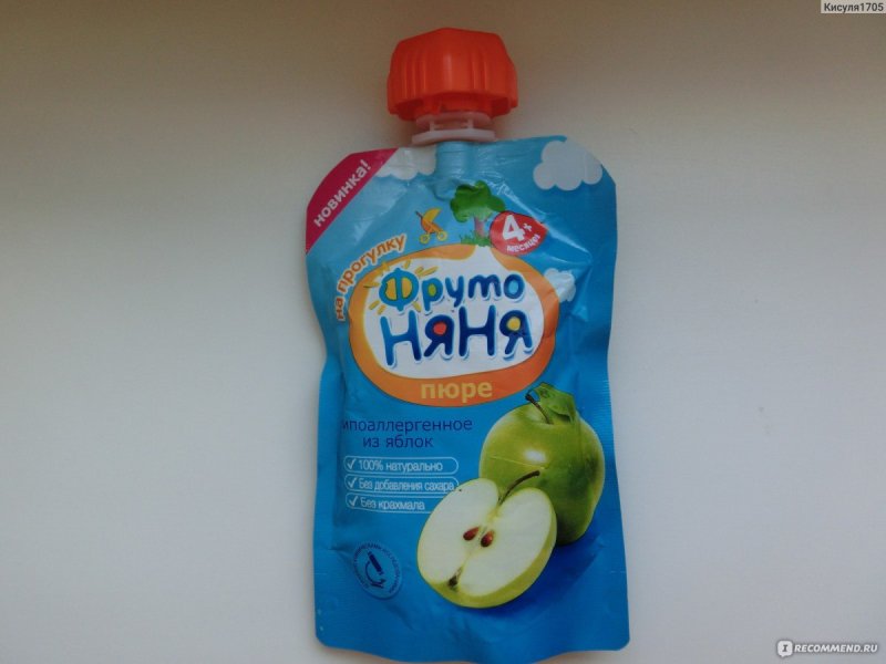 Раскраска ФРУТОНЯНЯ пюре