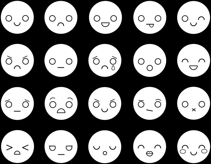 Картинки для срисовки смайлики