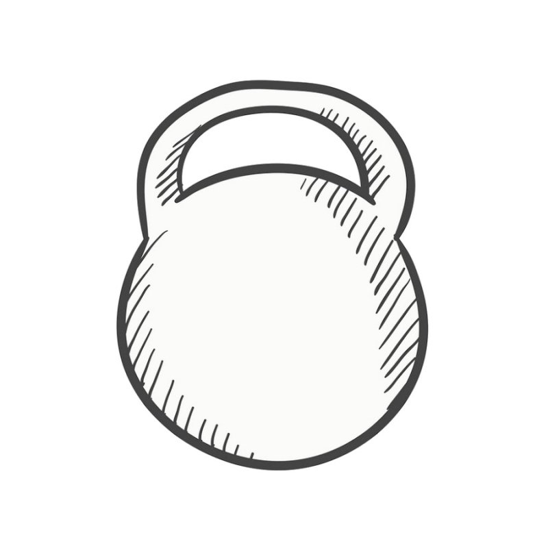 Гиря раскраска для детей