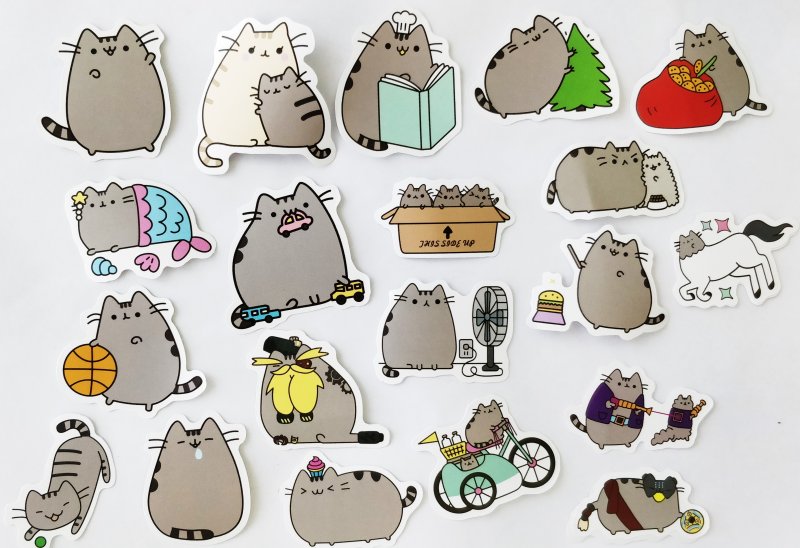 Наклейки Пушина Кэт