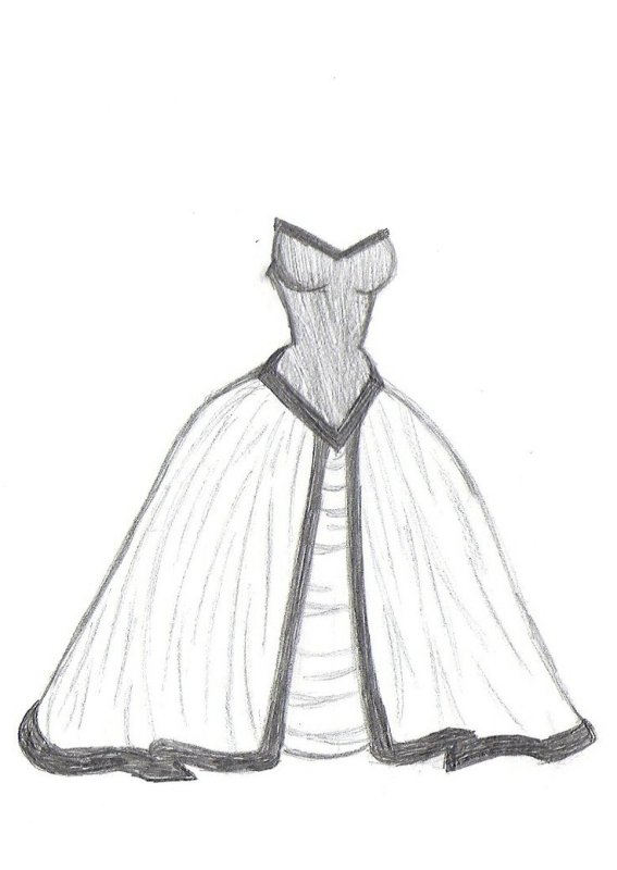Набросок платья