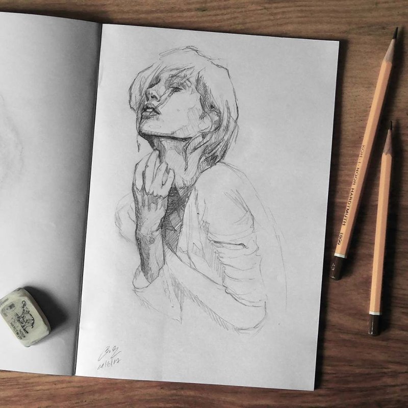 Рисунки для скетчбука карандашом