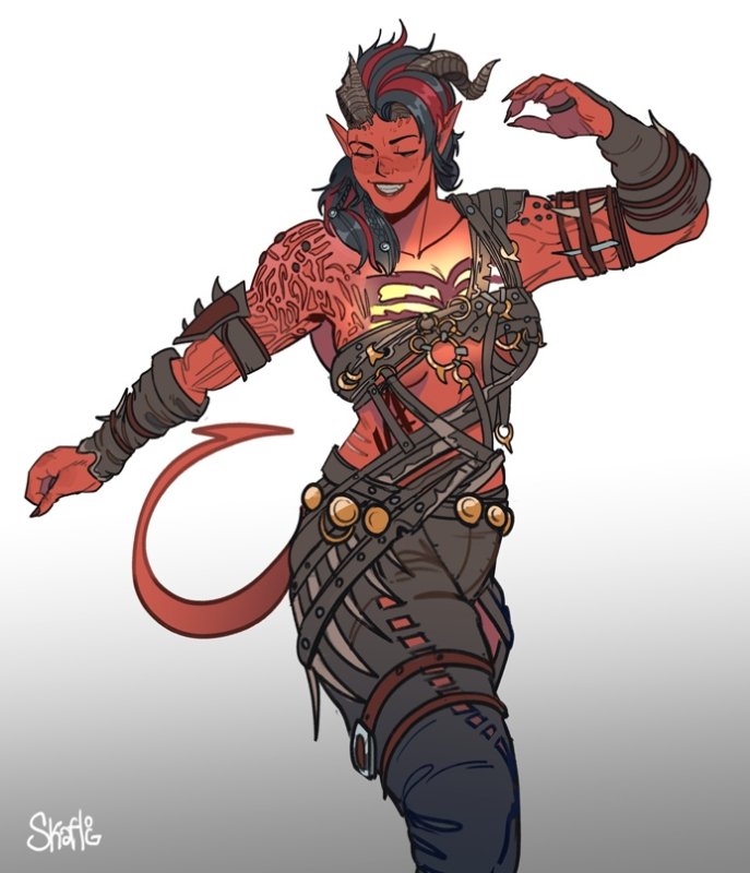 Karlach bg3 Art