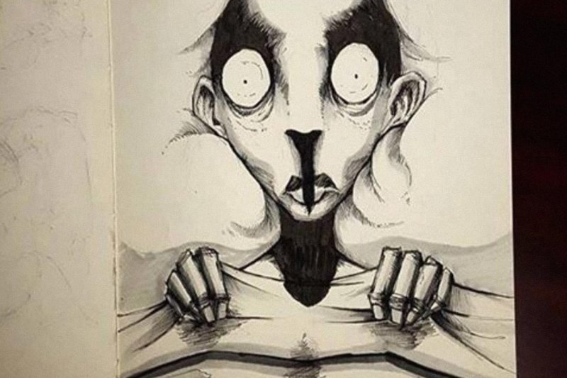 Паранойя рисунок карандашом