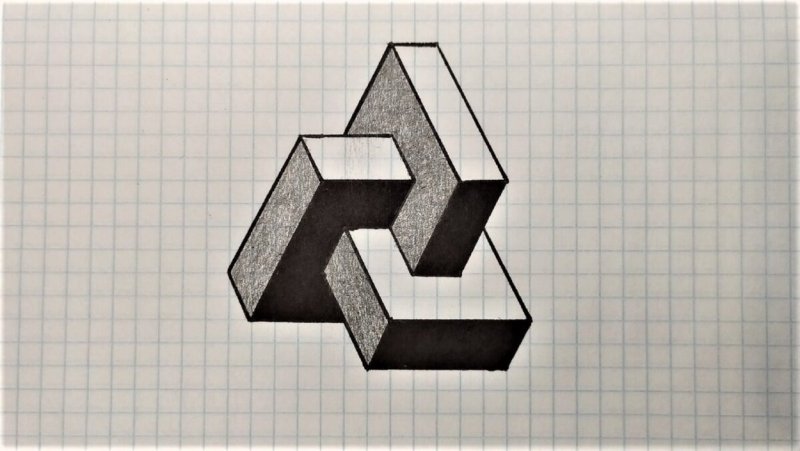 рисунки по клеточкам объемные фигуры