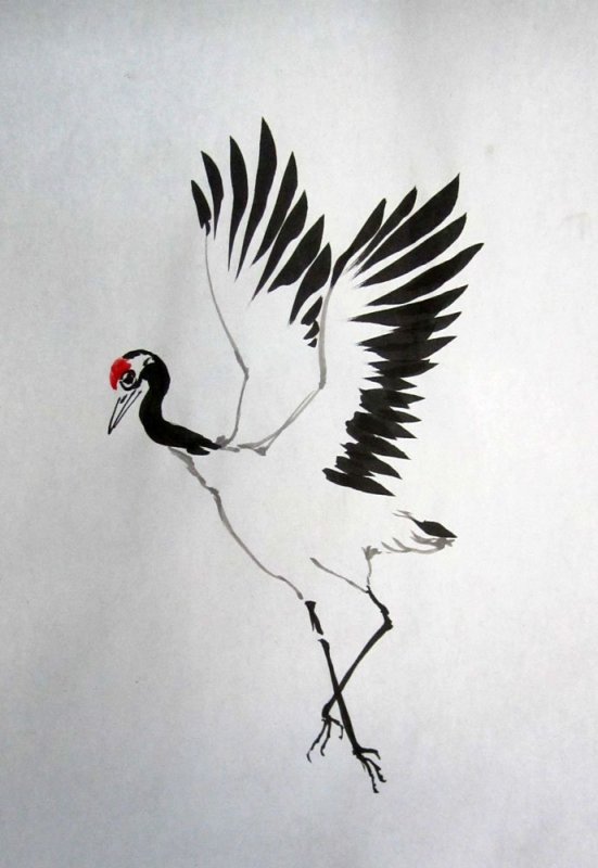 Журавли для рисования