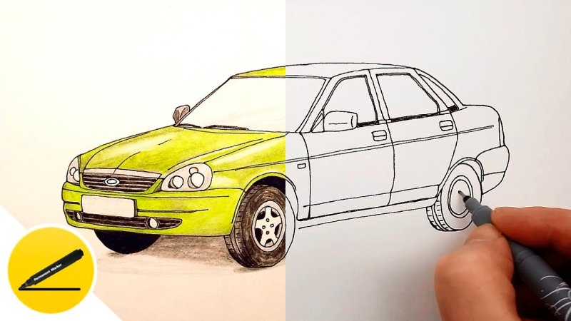 Машина рисунок