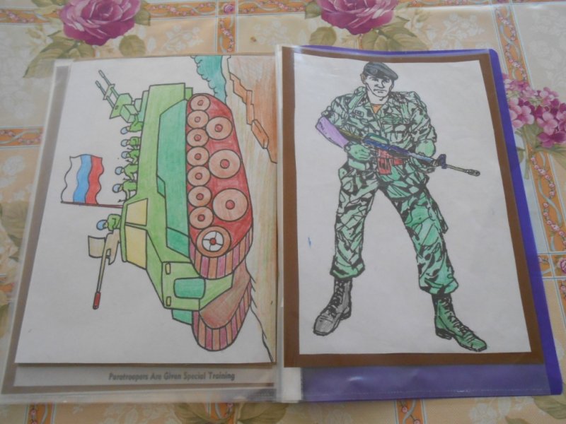 Наша армия сильна рисунок