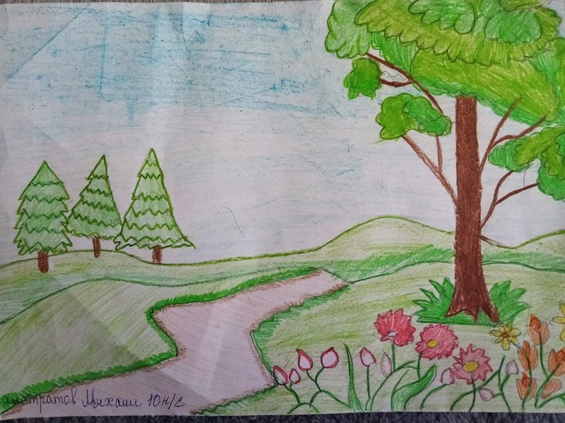 природа рисунокдетскмц