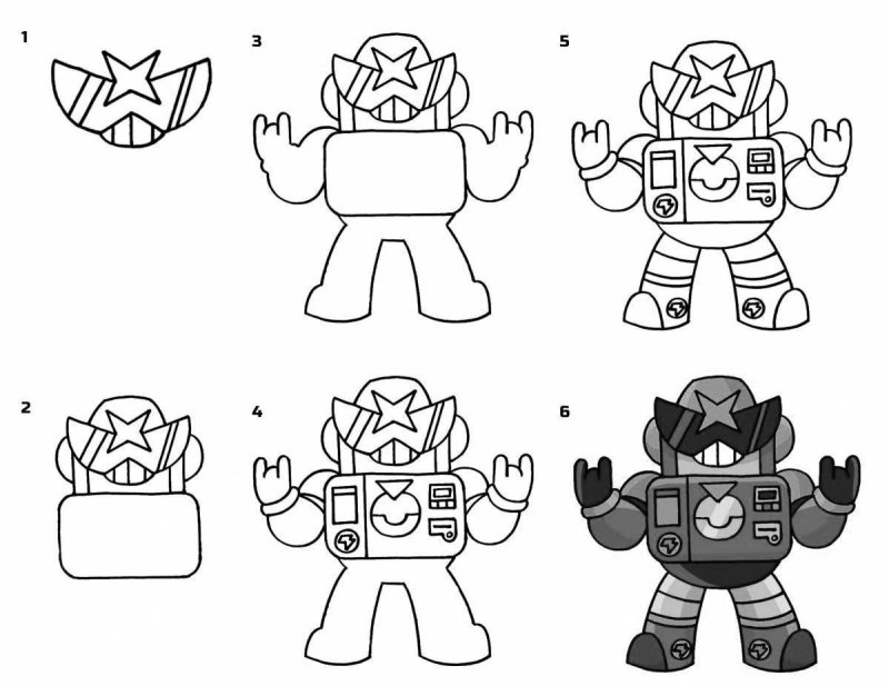 Рисунки из Brawl Stars