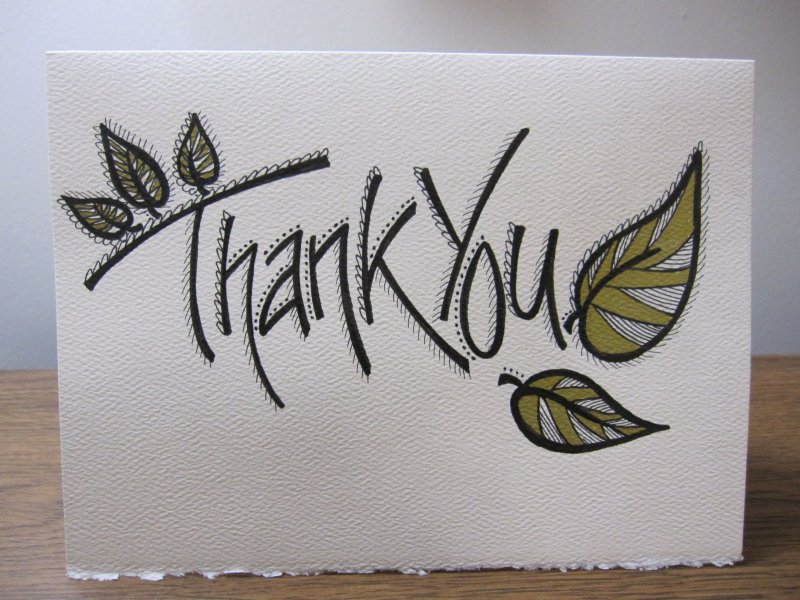 Thank you drawing