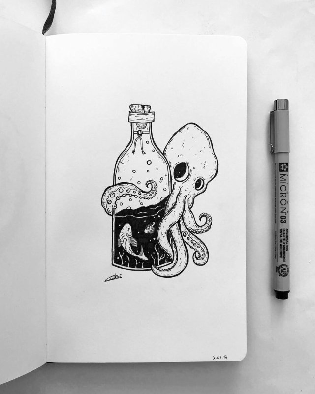 Рисунки для скетчбука