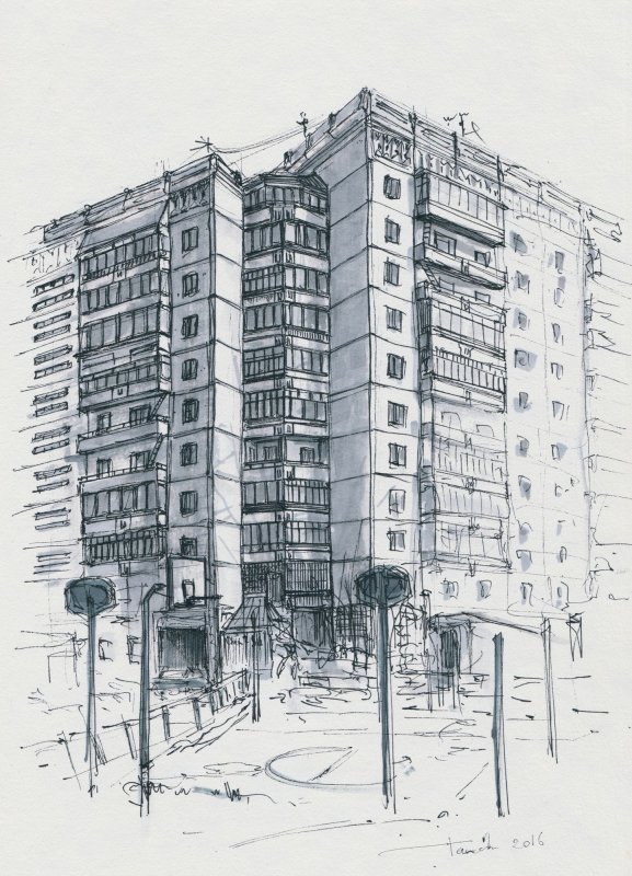 Архитектурные скетчи