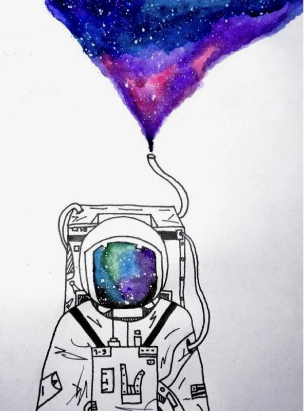 Космос рисунок