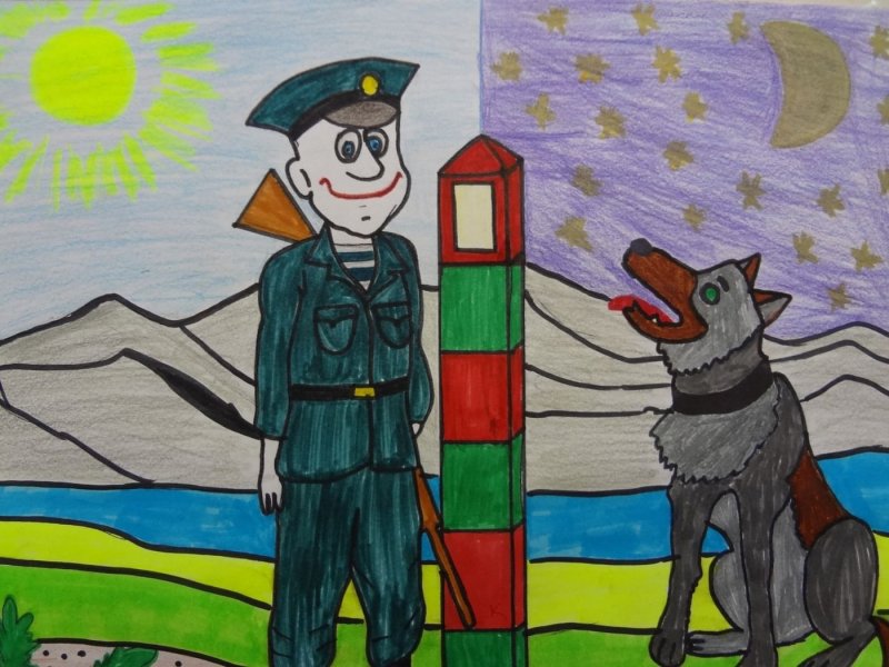 Поделка на день пограничника