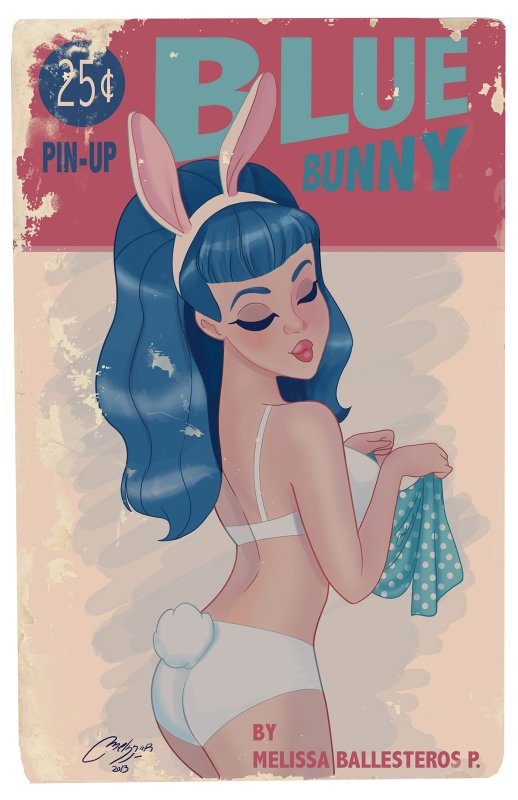 Pin up Bunny Art